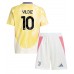 Maillot de foot Juventus Kenan Yildiz #10 Extérieur vêtements enfant 2024-25 Manches Courtes (+ pantalon court)